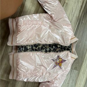 Andy & Evan Pink Kids Jacket with Star Patch